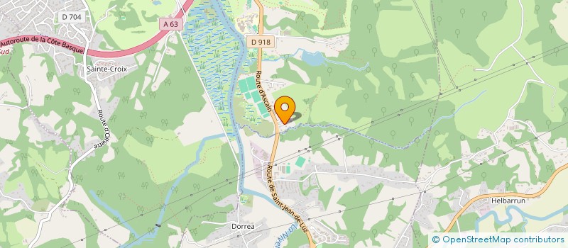 localisation de l'entreprise XEBAST MENUISERIE  SAINT-JEAN-DE-LUZ