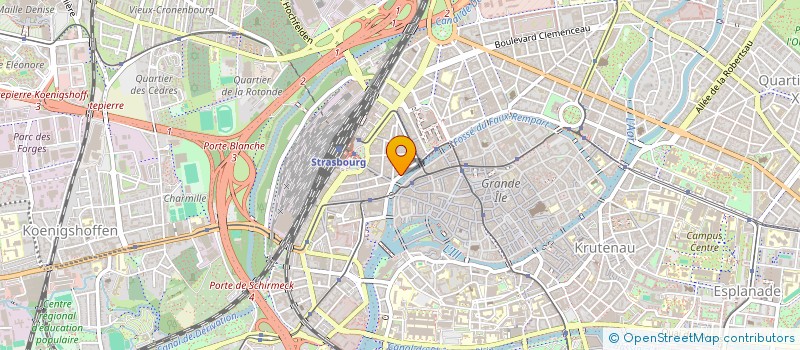 localisation de l'entreprise XEDENY à STRASBOURG