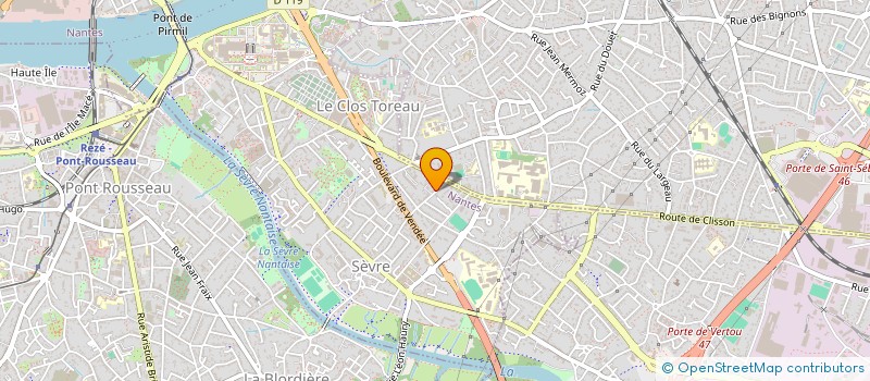 localisation de l'entreprise XEFAS à NANTES