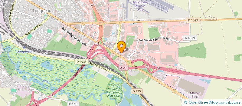 localisation de l'entreprise XEFI AMIENS à BOVES