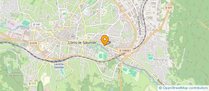 localisation de l'entreprise XEFI LONS à LONS-LE-SAUNIER
