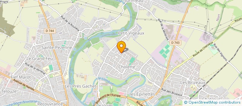 localisation de l'entreprise XEFI NIORT  NIORT