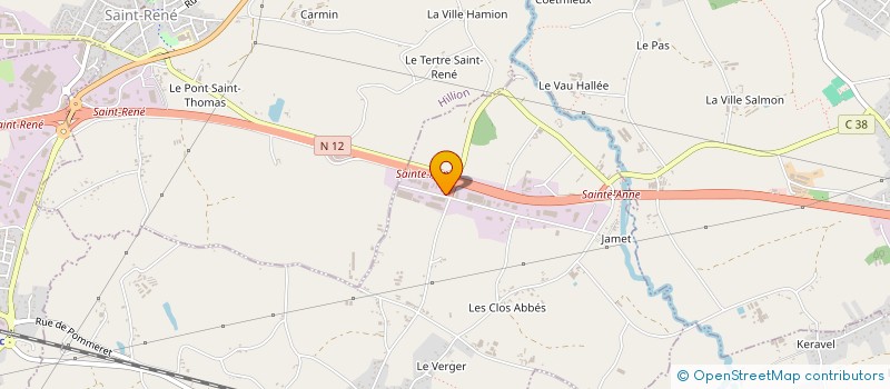 localisation de l'entreprise XEFI SAINT-BRIEUC à POMMERET