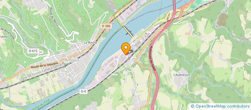 localisation de l'entreprise XEFI VIENNE  REVENTIN-VAUGRIS