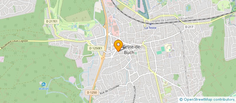 localisation de l'entreprise XELA à LA TESTE-DE-BUCH