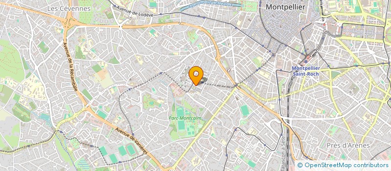 localisation de l'entreprise XELA HOLDING à MONTPELLIER