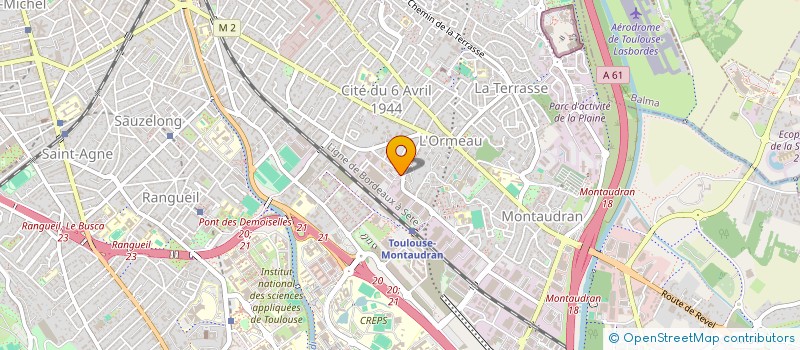 localisation de l'entreprise XELA-TECH à TOULOUSE