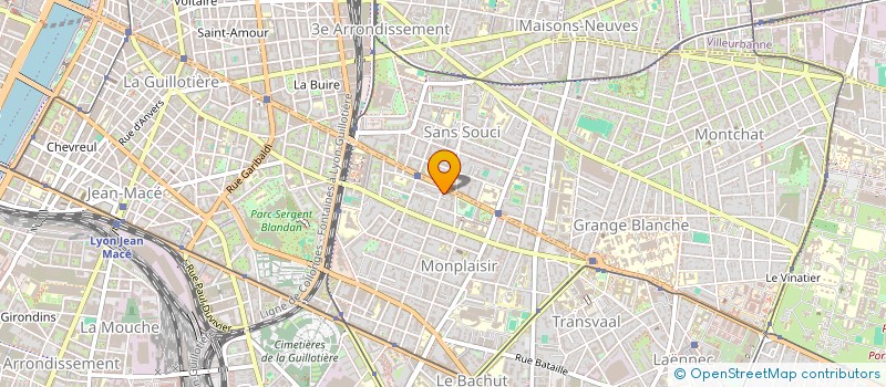 localisation de l'entreprise XELANE-IT  LYON