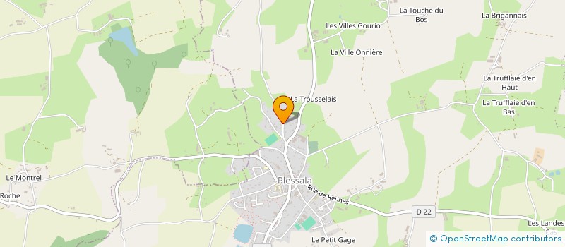 localisation de l'entreprise XELANES à LE MENE