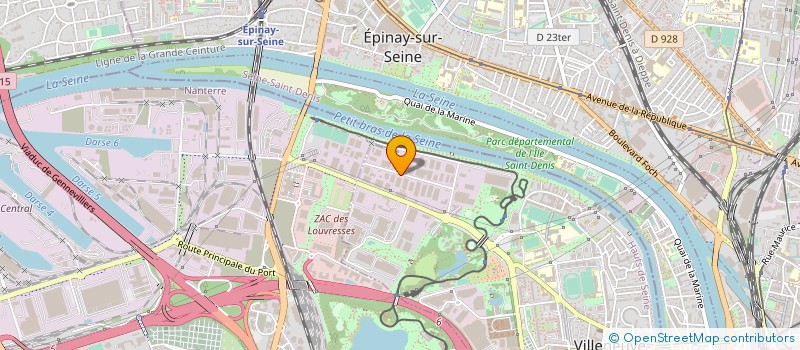 localisation de l'entreprise XELIANS SAS  VILLENEUVE-LA-GARENNE