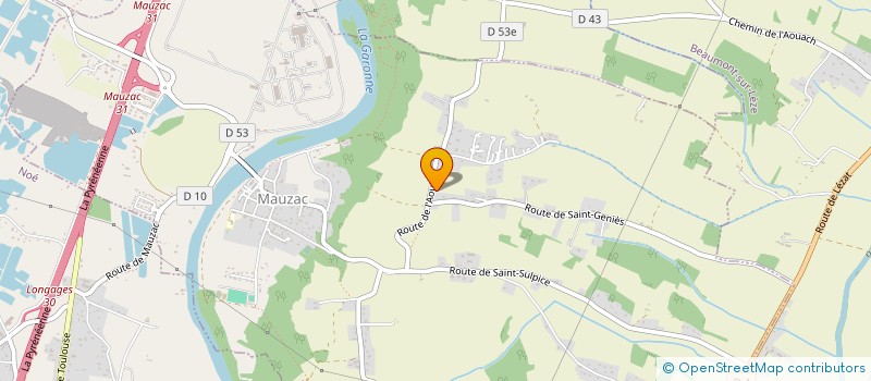 localisation de l'entreprise XELIO STORE  MAUZAC