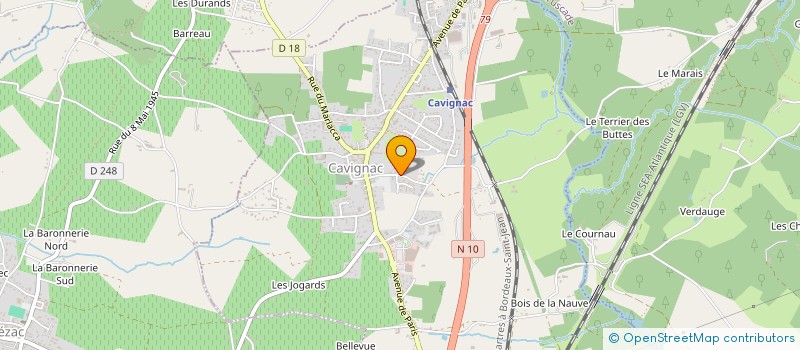 localisation de l'entreprise XELLENCE COURTAGE à CAVIGNAC
