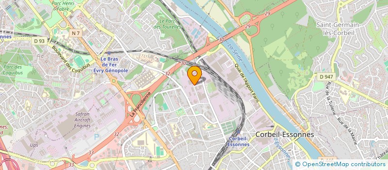 localisation de l'entreprise XELOPOLIS à CORBEIL-ESSONNES