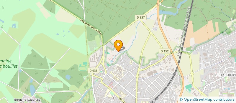 localisation de l'entreprise XEM  RAMBOUILLET