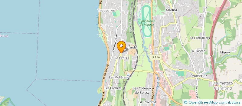 localisation de l'entreprise XENA IMMOBILIER  TRESSERVE