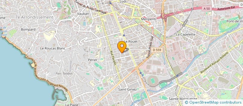 localisation de l'entreprise XENA TRANSPORTS à MARSEILLE