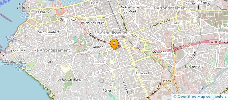 localisation de l'entreprise XENAIA à MARSEILLE