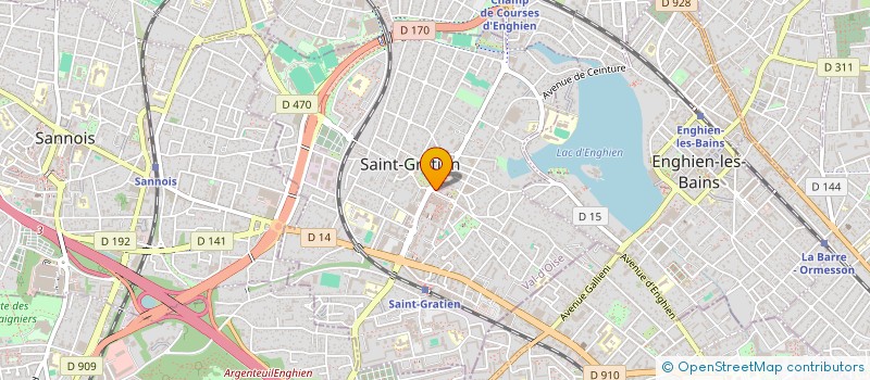 localisation de l'entreprise XENARD PRESTATIONS  SAINT-GRATIEN
