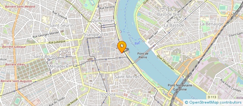 localisation de l'entreprise XENET à BORDEAUX