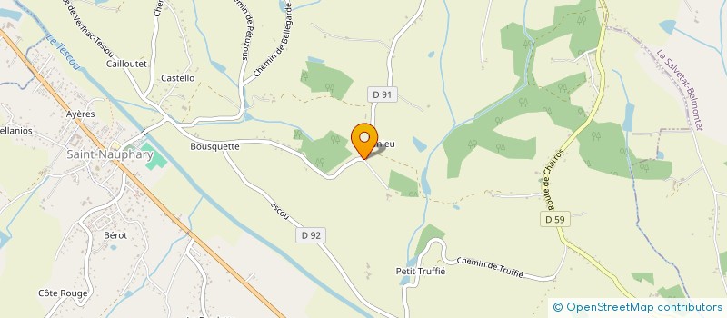 localisation de l'entreprise XENIA CONCEPT  SAINT-NAUPHARY