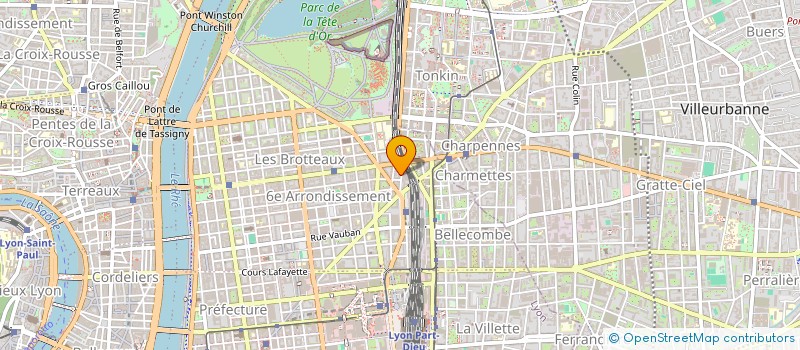 localisation de l'entreprise XENIE à LYON