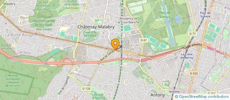 localisation de l'entreprise XENNIUS SARL  CHATENAY-MALABRY