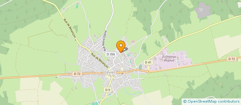 localisation de l'entreprise XENOCRISTAL  LEVIER