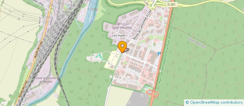 localisation de l'entreprise XENOM CONSULTING  CREIL