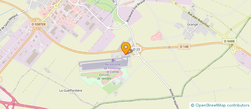 localisation de l'entreprise XENON AERO SERVICES à MONTERBLANC