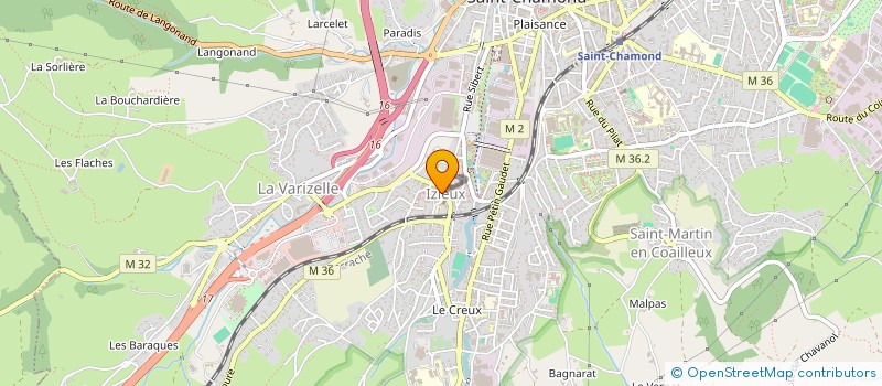 localisation de l'entreprise XENORA  SAINT-CHAMOND