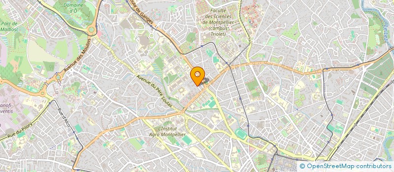 localisation de l'entreprise XENOVIC HOLDING FRANCE à MONTPELLIER