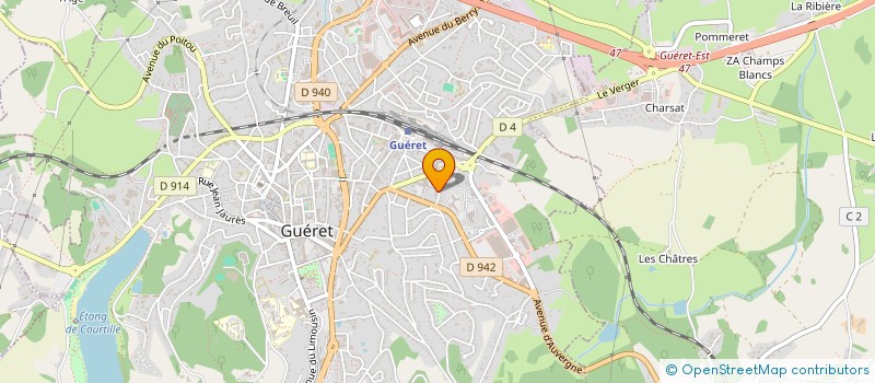 localisation de l'entreprise XENRJ à GUERET