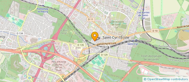 localisation de l'entreprise XENTROPYS CONSULTING  SAINT-CYR-L'ECOLE