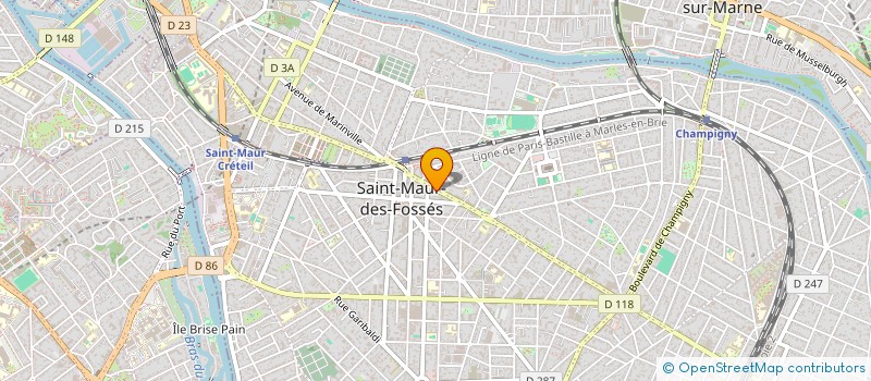 localisation de l'entreprise XENYT DIGITAL  ST MAUR DES FOSSES