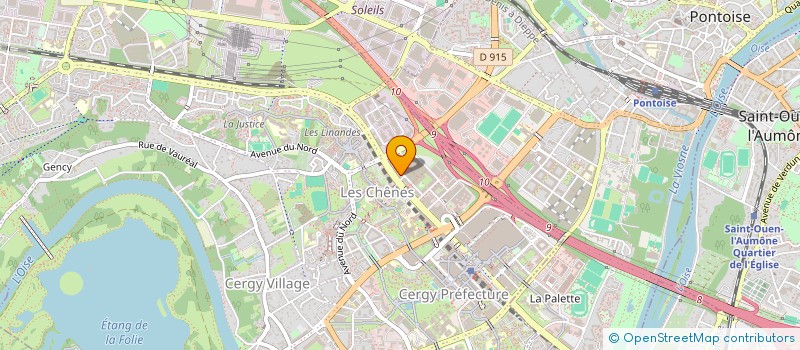 localisation de l'entreprise XERA GLOBAL EXCHANGE & RESEARCH ASSOCIATION  CERGY