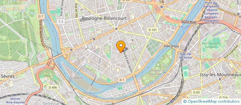 localisation de l'entreprise XERACOM à BOULOGNE-BILLANCOURT