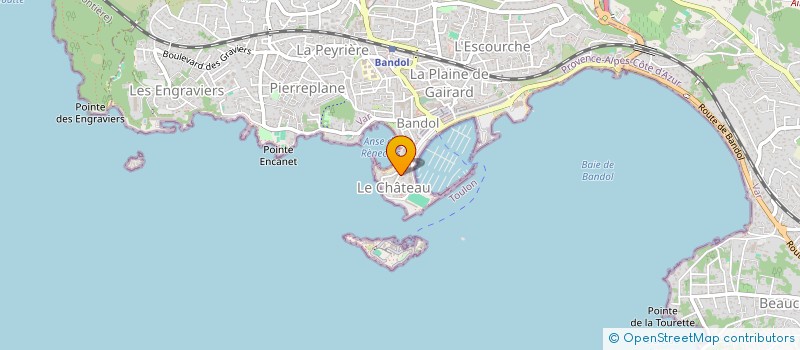 localisation de l'entreprise XERMI à BANDOL