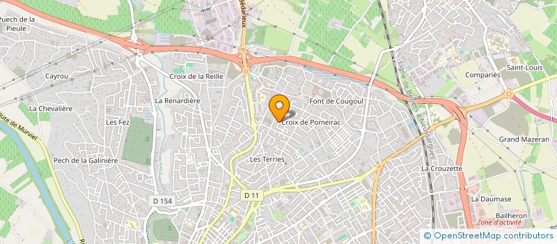 localisation de l'entreprise XERUS  BEZIERS