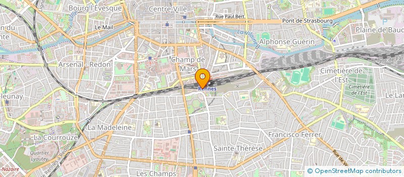 localisation de l'entreprise XERUS CAPITAL  RENNES