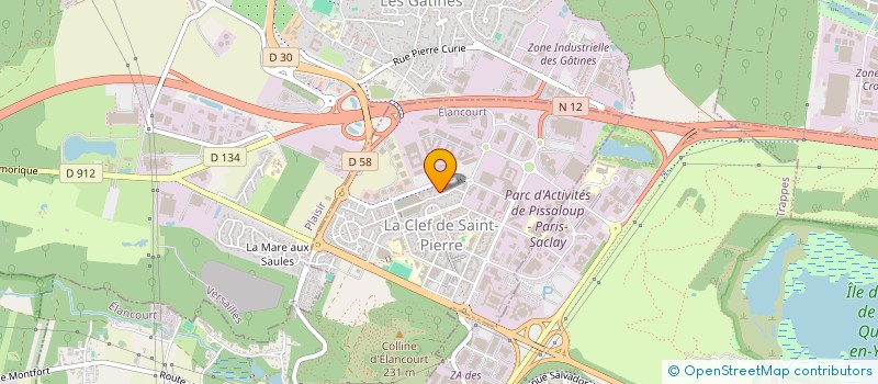 localisation de l'entreprise XEVEN SECURITY à ELANCOURT