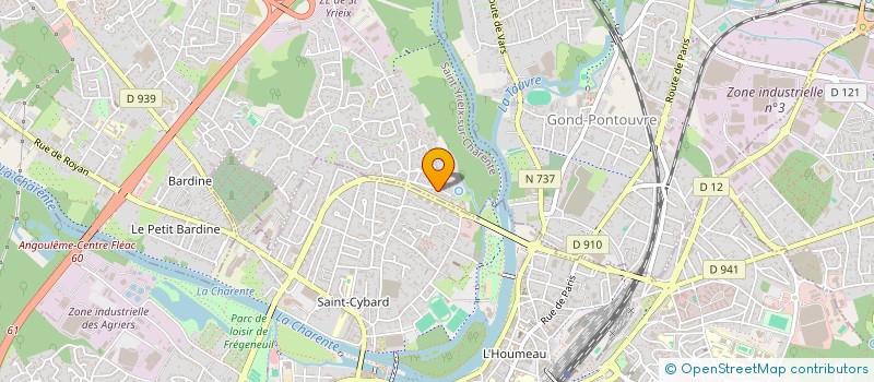 localisation de l'entreprise XEWER à SAINT-YRIEIX-SUR-CHARENTE