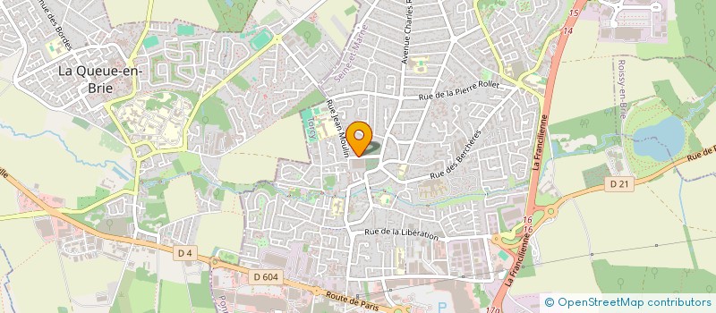 localisation de l'entreprise XF AUTO à PONTAULT-COMBAULT