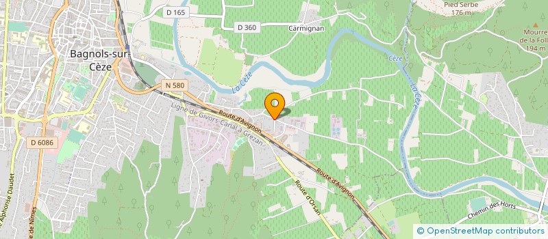 localisation de l'entreprise XF CONSULTING ET SUPPORT à BAGNOLS-SUR-CEZE