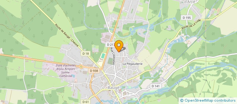 localisation de l'entreprise XF KART à BAUGE-EN-ANJOU