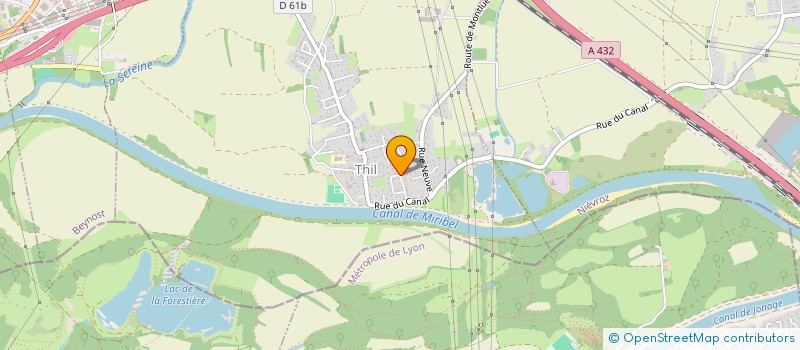 localisation de l'entreprise XFC  THIL