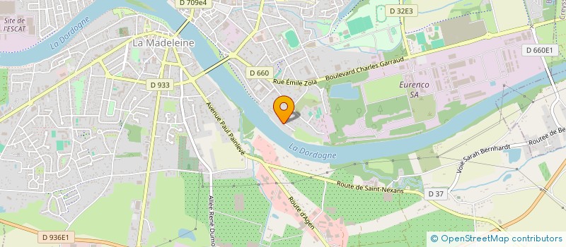 localisation de l'entreprise XFOU INVEST à BERGERAC