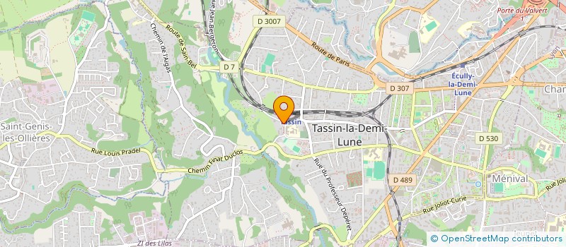 localisation de l'entreprise XG CONSEILS à TASSIN-LA-DEMI-LUNE