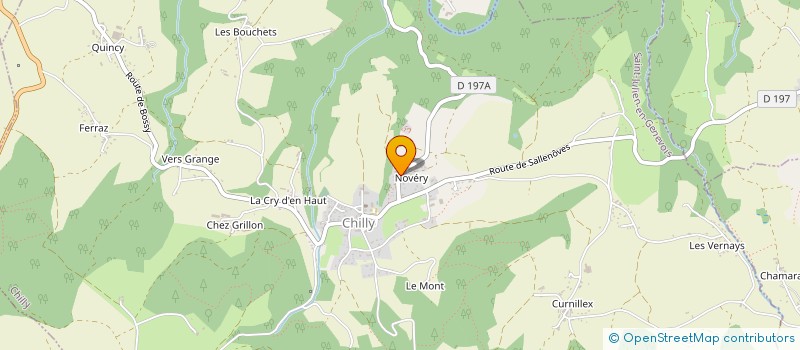 localisation de l'entreprise XG DEVELOPPEMENTS SOLUTIONS TECHNIQUES  CHILLY