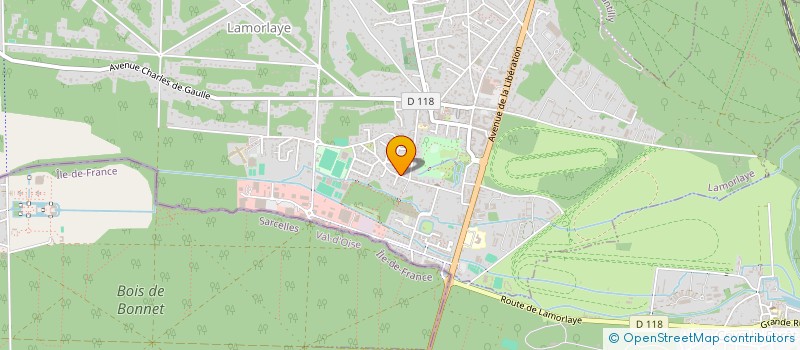 localisation de l'entreprise XG HOLDING  LAMORLAYE