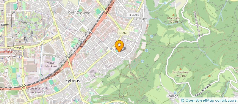 localisation de l'entreprise XG HOLDING  POISAT